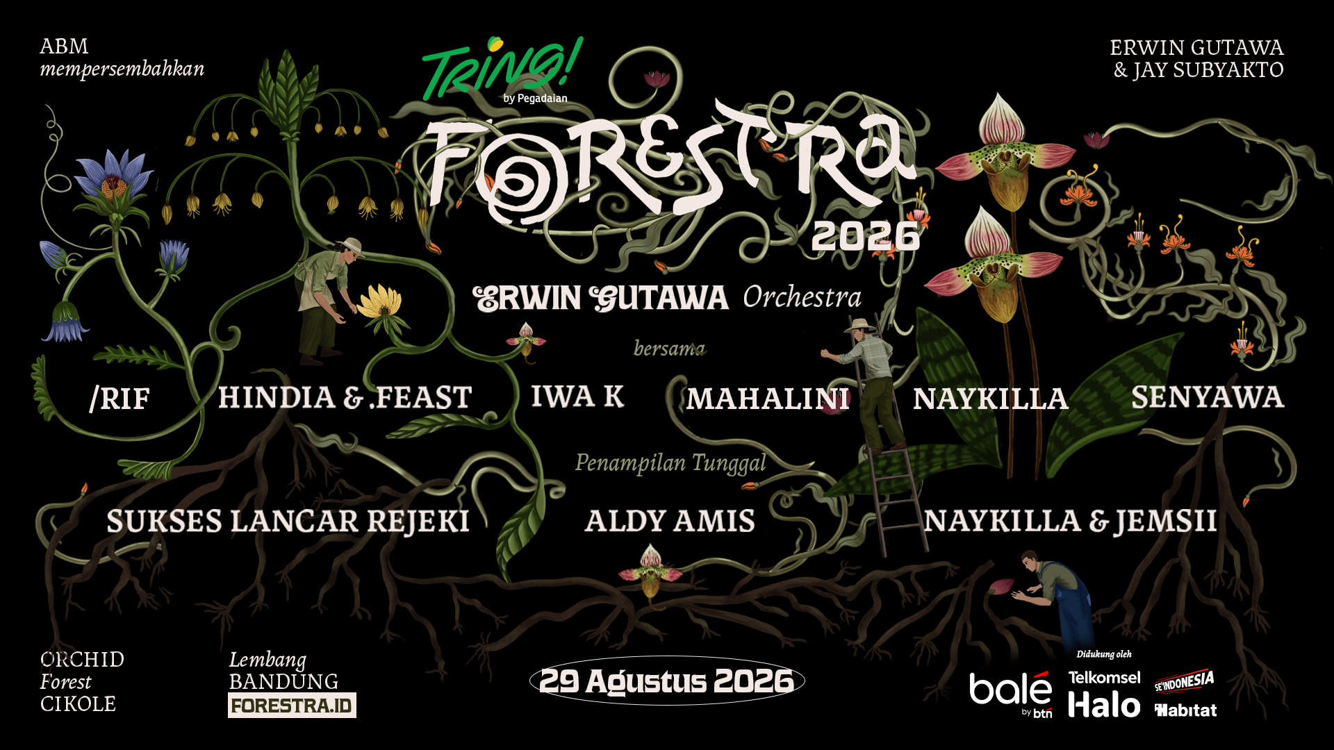 Jajaran Penampil Lengkap Tring! by Pegadaian FORESTRA 2026